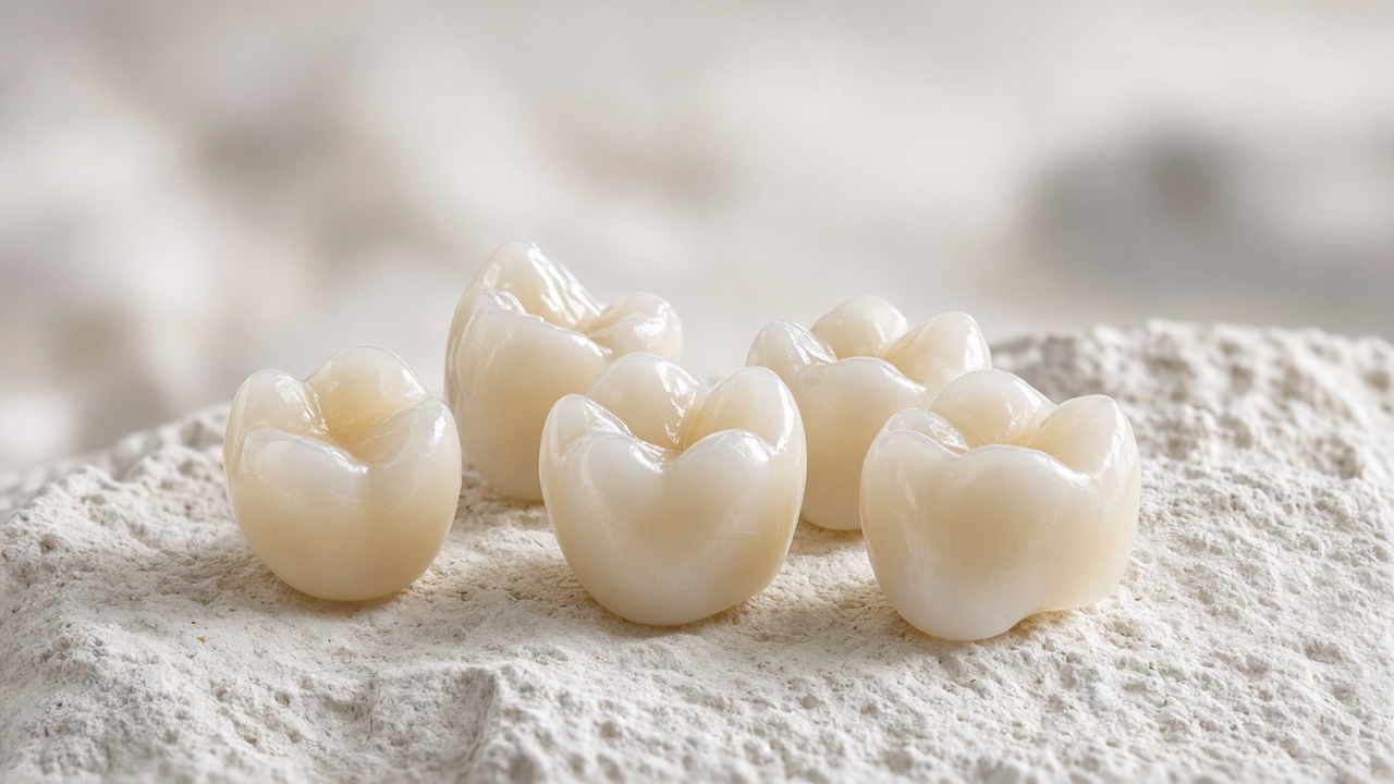 Placeholder: zirconia crowns, not a real patient case