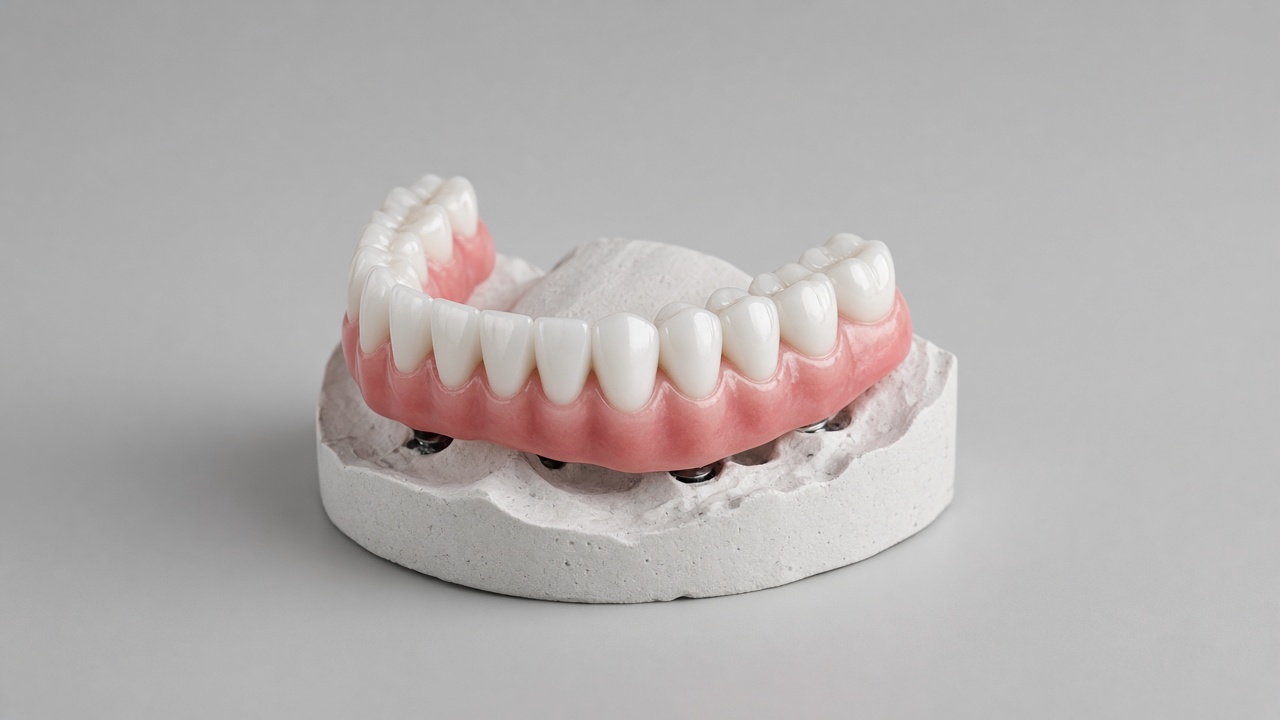 Placeholder: full-arch restoration, not a real patient case