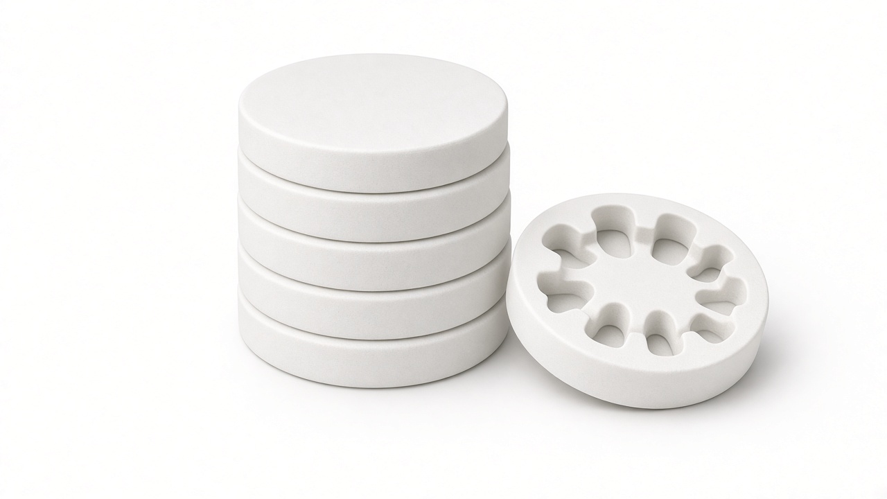 Placeholder: zirconia milling discs